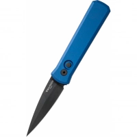 Автоматический складной нож Pro-Tech Godson 721-Blue, сталь 154CM, рукоять алюминий, синий купить в Севастополе