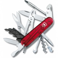 Нож перочинный Victorinox CyberTool, сталь X55CrMo14, рукоять Cellidor®, полупрозрачный красный купить в Севастополе