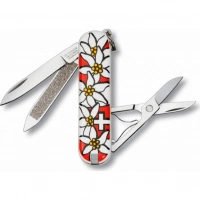 Нож перочинный Victorinox Edelweiss 0.6203.840 58мм 7 функций дизайн рукояти Эдельвейс купить в Севастополе