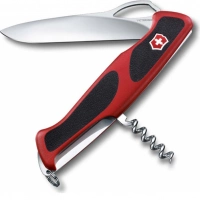 Нож перочинный Victorinox RangerGrip 63, сталь X55CrMo14, рукоять полиамид, красно-чёрный купить в Севастополе