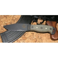 Нож с фиксированным клинком Ontario «NS-4 Black Canvas Micarta Handle» купить в Севастополе