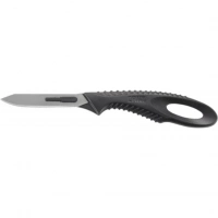 Нож с фиксированным клинком со сменными лезвиями CRKT P.D.K. (Precision Disposable Knife Kit) Black, сталь 420J2, рукоять пластик купить в Севастополе