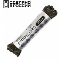 Паракорд 550 световозвращающий army green, 10м. купить в Севастополе