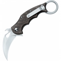 Складной нож Fox IKBS Ball Bearing Karambit, сталь Elmax, рукоять титановый сплав 6Al4V, чёрный купить в Севастополе