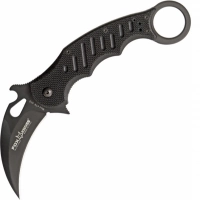 Складной нож Fox Karambit, сталь N690, рукоять стеклотекстолит G-10, чёрный купить в Севастополе