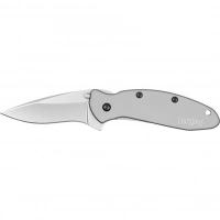 Складной полуавтоматический нож KERSHAW SCALLION, сталь 420HC, рукоять Stainless Steel купить в Севастополе