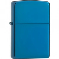 Зажигалка ZIPPO Classic, латунь с покрытием Sapphire™, синий, глянцевая, 36х12×56 мм купить в Севастополе